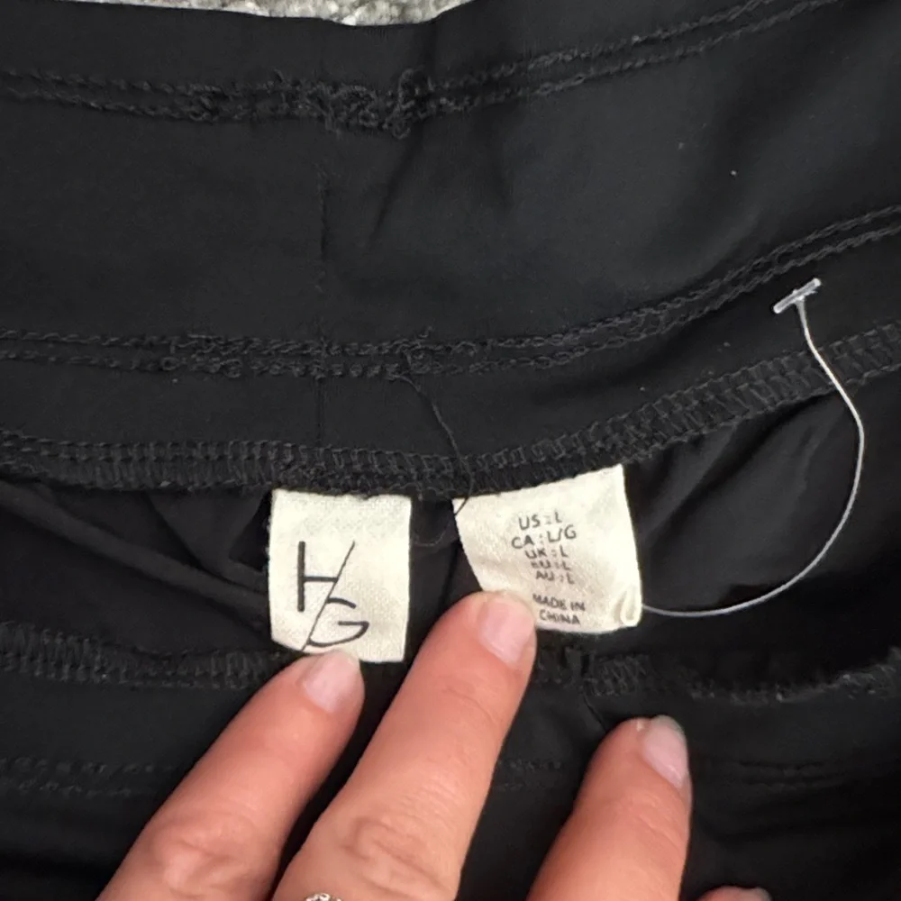 Women's Black Jogger Pants - Picture 4 of 5